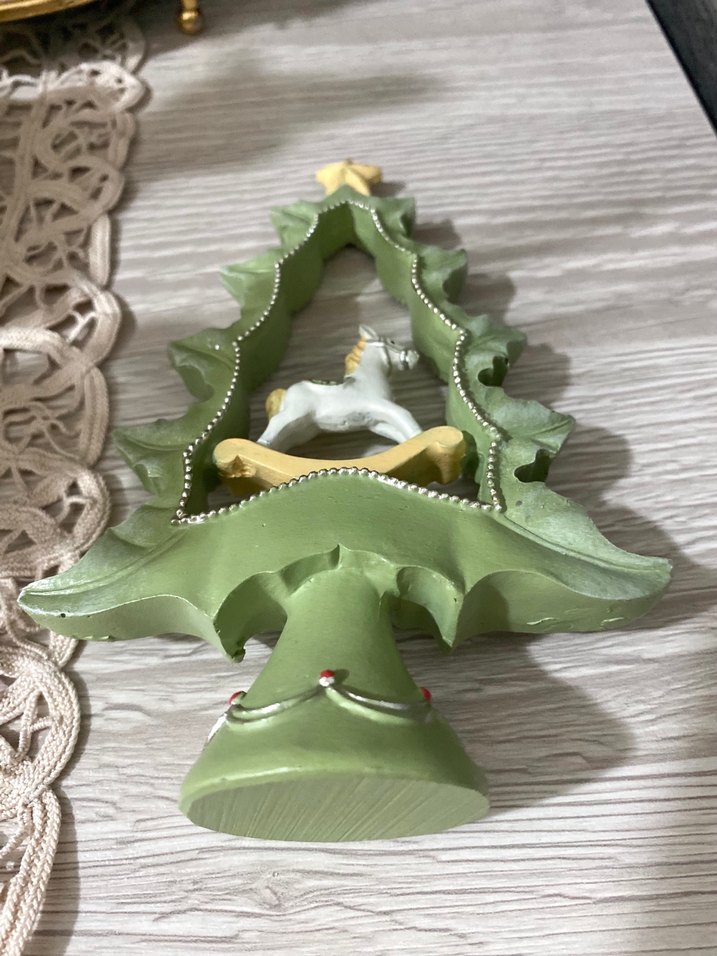 Yeşil Yılbaşı Atlı Karınca Figürü - Görsel 3