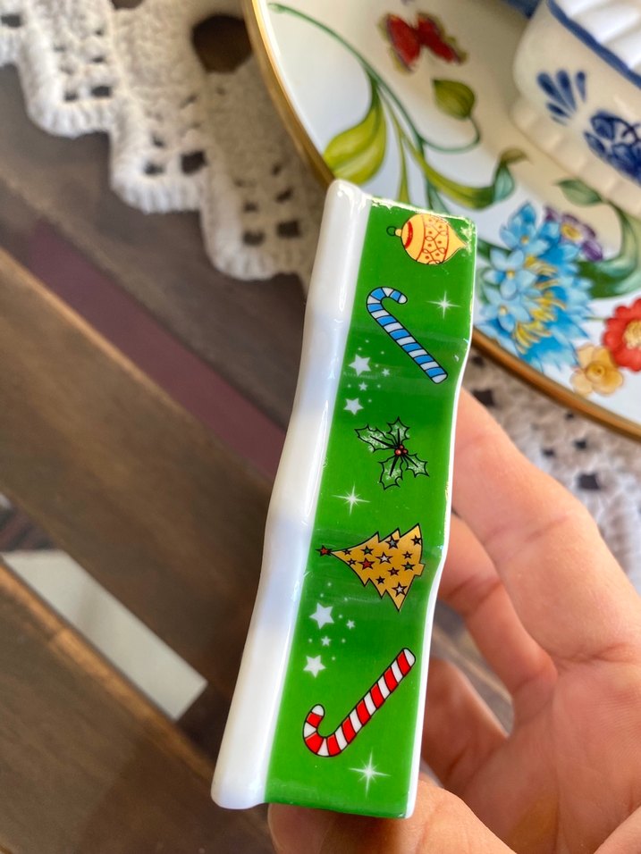 Renkli Geyik Desenli  Tabak Sunumluk - Görsel 4