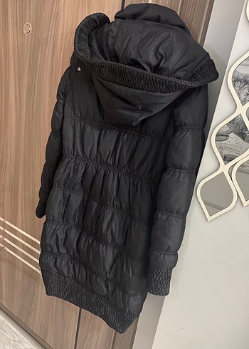 Siyah Kadın Kışlık Mont - Görsel 3