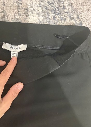 Siyah Kadın  Kumaş Pantolon - Görsel 3