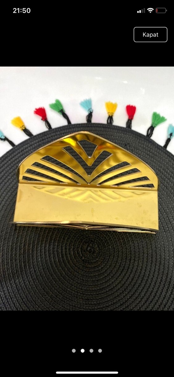 Gold Peçetelik - Görsel 2