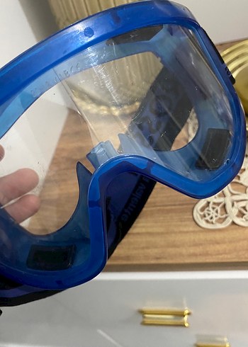 Mavi Şeffaf Kayak Gözlüğü - Görsel 2