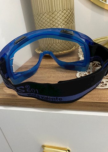 Mavi Şeffaf Kayak Gözlüğü - Görsel 3