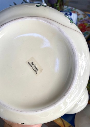 American Vintage Renkli Desenli Vintage Demlik