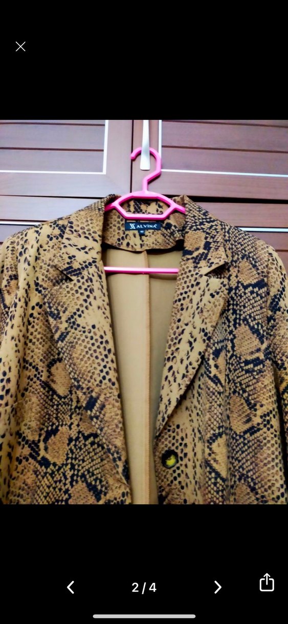 Yılan Desenli Kadın Süet Takım - Görsel 2