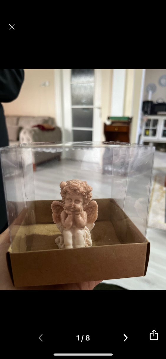 Pastel Kahverengi Melek Sabun - Görsel 5