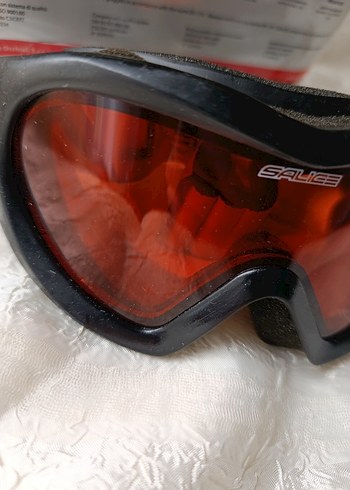 Kırmızı Erkek Kadın Kayak Gözlüğü, Tokalı, Minimalist - Görsel 9