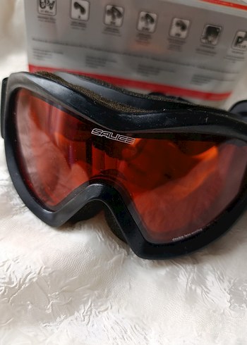 Kırmızı Erkek Kadın Kayak Gözlüğü, Tokalı, Minimalist - Görsel 8