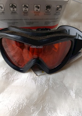 Kırmızı Erkek Kadın Kayak Gözlüğü, Tokalı, Minimalist - Görsel 11