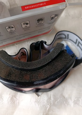 Kırmızı Erkek Kadın Kayak Gözlüğü, Tokalı, Minimalist - Görsel 7