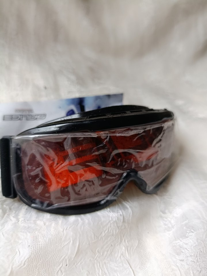 Kırmızı Erkek Kadın Kayak Gözlüğü, Tokalı, Minimalist - Görsel 4