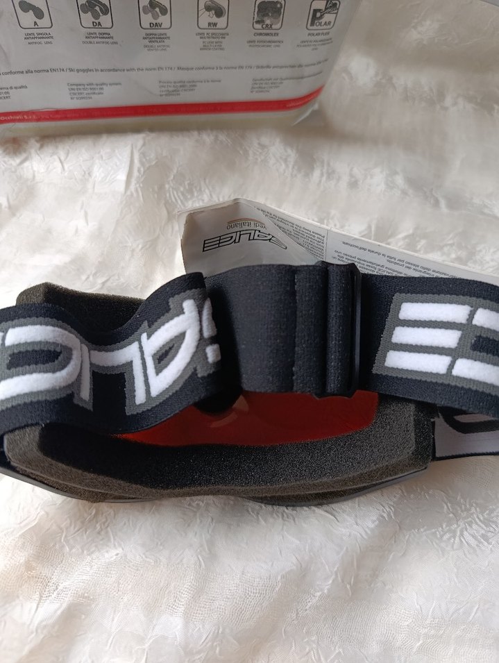 Kırmızı Erkek Kadın Kayak Gözlüğü, Tokalı, Minimalist - Görsel 5