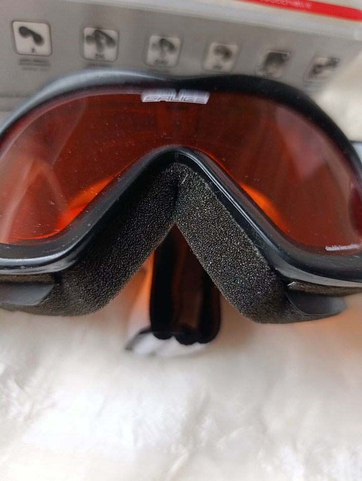 Kırmızı Erkek Kadın Kayak Gözlüğü, Tokalı, Minimalist - Görsel 2