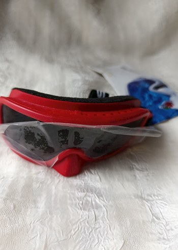 Kırmızı Ayarlanabilir kayak Gözlüğü - Görsel 5