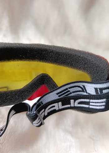 Kırmızı Ayarlanabilir kayak Gözlüğü - Görsel 8