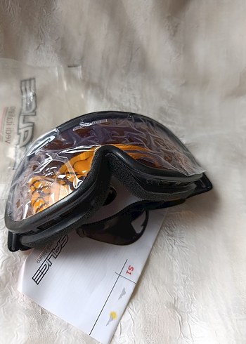 Siyah Erkek Kadın Kayak Gözlüğü, Kayışlı - Görsel 3