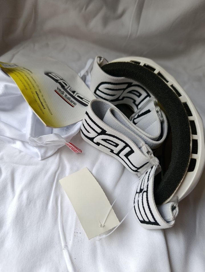 Beyaz Minimalist Erkek Kadın Kayak Gözlüğü - Görsel 4