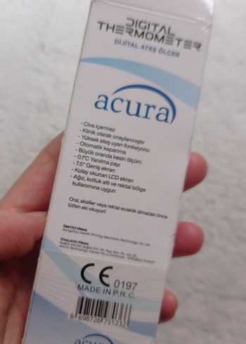 Acura Dijital Ateş Ölçer - Görsel 2