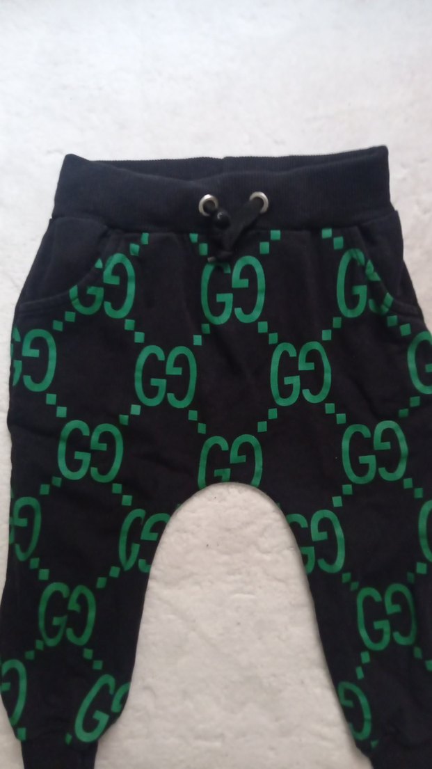 Erkek Çocuk Yeşil Salaş Pantolon - Görsel 2