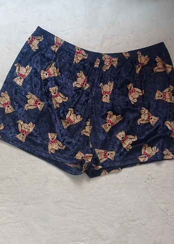 Mavi Mini Şort - Görsel 2