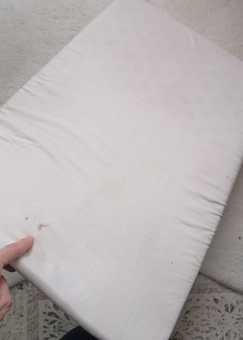 Beyaz Düz Desen reflü minderi - Görsel 3