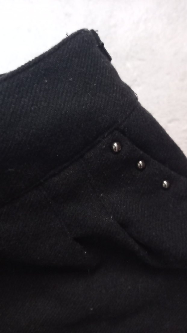 Siyah, Düz, Vücuda Oturan kışlık şort - Görsel 2