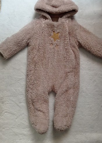 Krem Renkli Peluş Bebek Tulum - Görsel 2