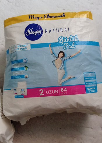 Sleepy Natural 2 Uzun 64 Adet Ped - Görsel 3