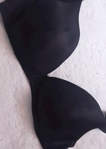 Siyah Minimalist Goth Sütyen - Görsel 2