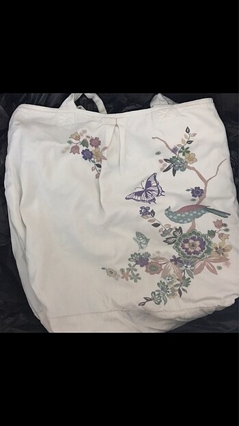 Accessorize Çift taraflı bez çanta