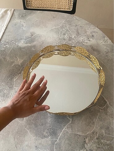  Beden Aynalı sunum tepsisi bohça isteme