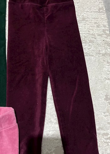 Kız Çocuk Kadife Taytlar - Çok Renkli - Görsel 4