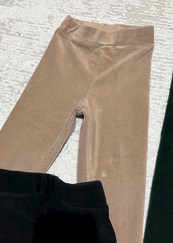 Kız Çocuk Kadife Taytlar - Çok Renkli - Görsel 6