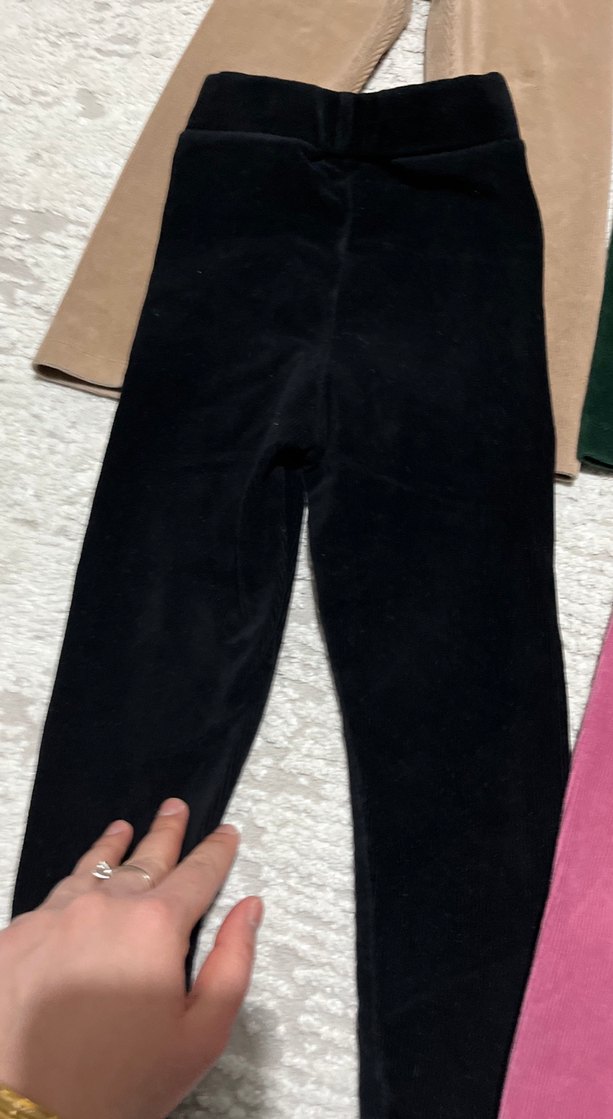 Kız Çocuk Kadife Taytlar - Çok Renkli - Görsel 3