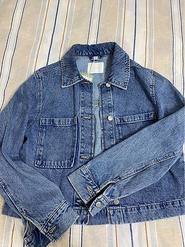 H&M HM denim kot ceket