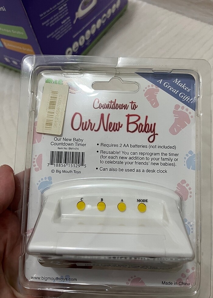 Bebek geri sayım gün sayımı - Görsel 2