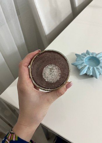 Mavi Seramik Dekoratif Vazo - Görsel 5