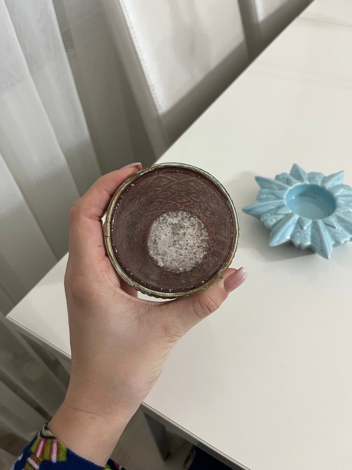 Mavi Seramik Dekoratif Vazo - Görsel 5