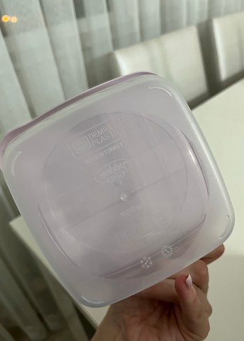 Mor Plastik Saklama Kabı Seti - Görsel 5