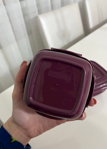 Mor Plastik Saklama Kabı Seti - Görsel 8