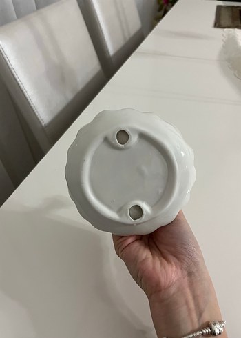 Beyaz Kuğu Figürlü Dekoratif Tabak - Görsel 5