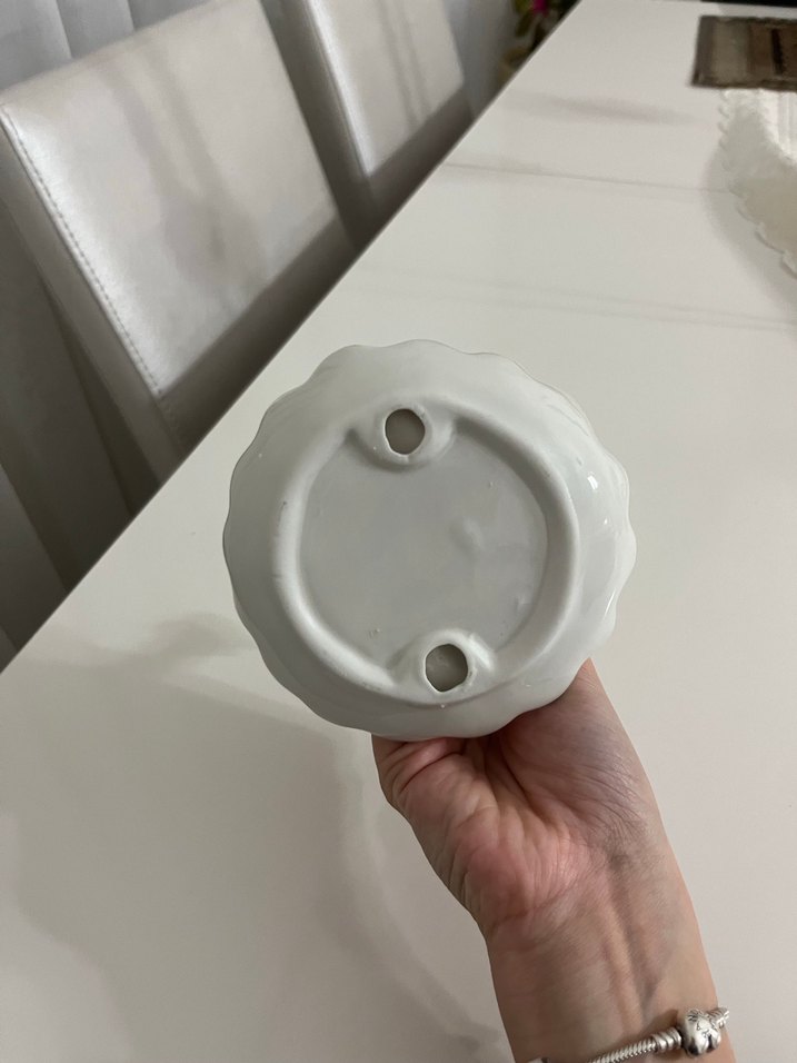 Beyaz Kuğu Figürlü Dekoratif Tabak - Görsel 5