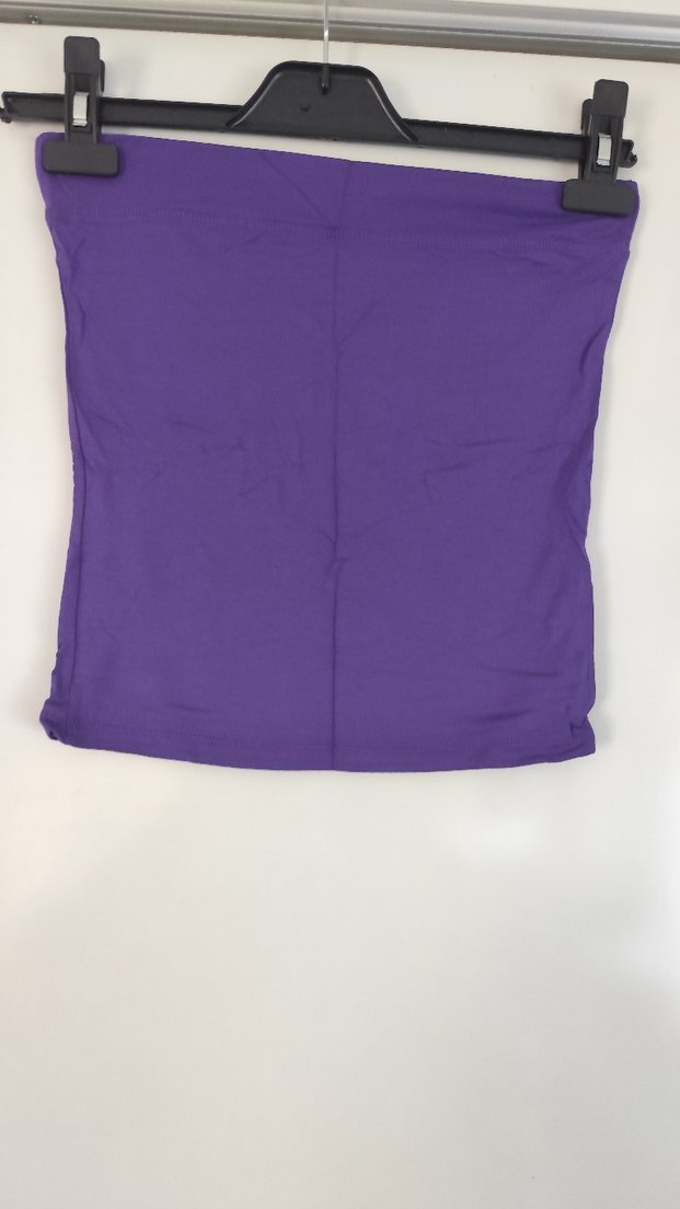 Kadın Mor Straplez badi - Görsel 3