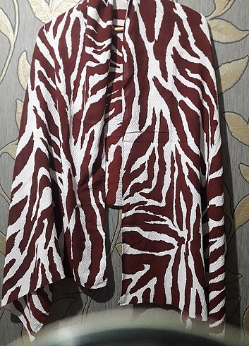  Beden bordo Renk Büyük boy #zebra #pamuklu #şal