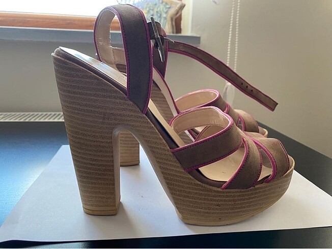 Desa Kalın Topuklu Ayakkabı - Görsel 6