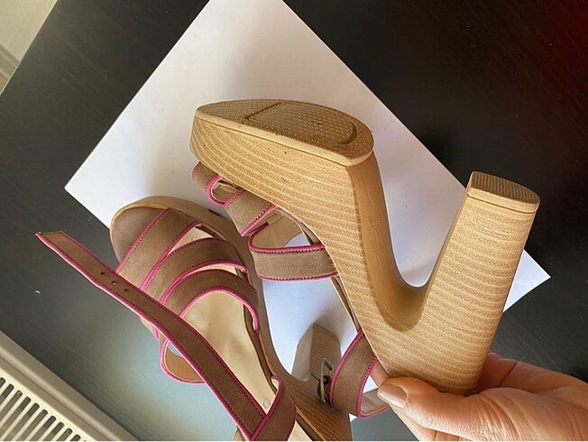 Desa Kalın Topuklu Ayakkabı - Görsel 5