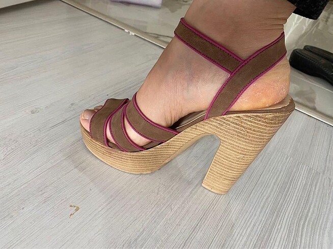 Desa Kalın Topuklu Ayakkabı - Görsel 7