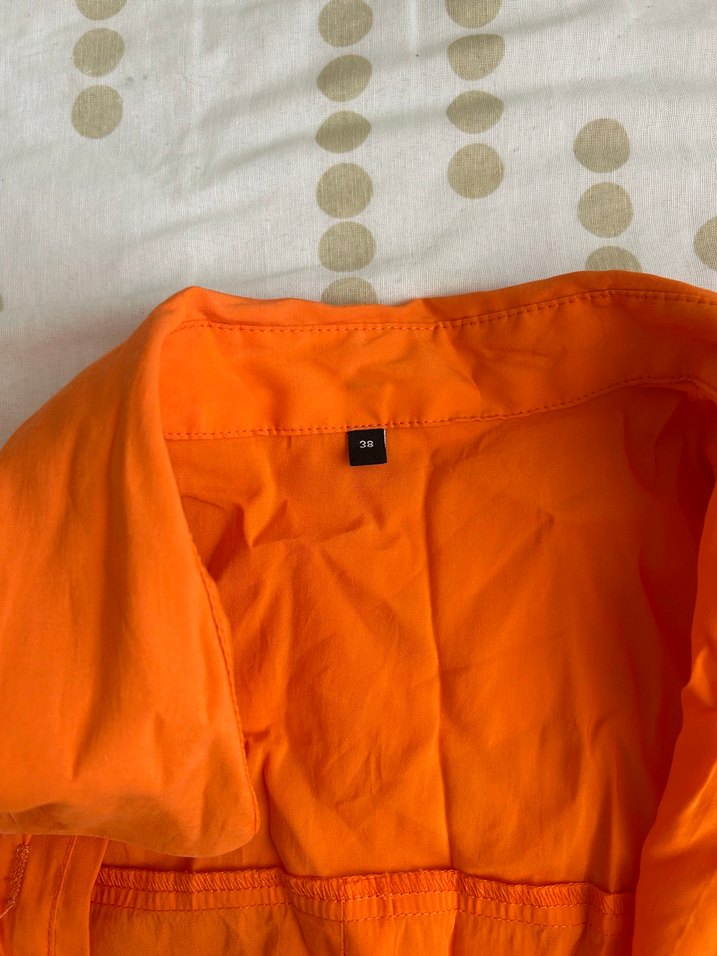 Turuncu Uzun Kollu Erkek Pijama Takımı - Görsel 2