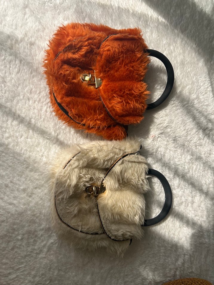 Kürk Detaylı Mini Kadın Çanta - Görsel 2