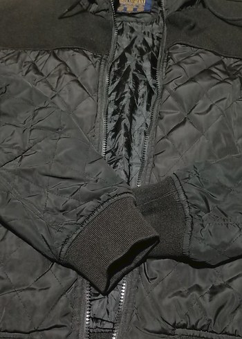 Siyah Fermuarlı Erkek mont - Görsel 2